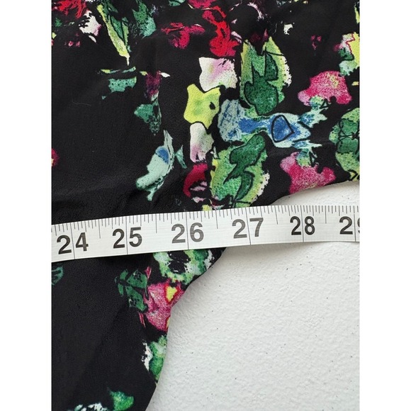 Maeve Floral Print Tunic Dress V-Neck 3/4 Sleeve Pockets XS - Picture 7 of 10